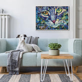 Puzzle gatto in vetro colorato per puzzle 1000 pezzi